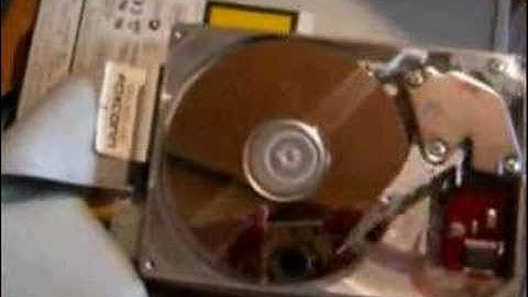 Inside a Maxtor Hard Drive