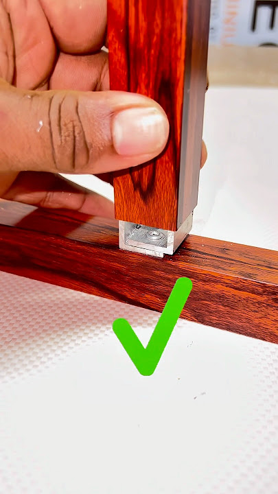 Aluminium box bar T joint bracket #tricks #aluminiumfabrication #aluminium #aluminiumdoor #tools