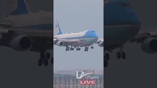 Air Force One Arriving at LAX