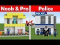 Minecraft NOOB vs PRO vs POLICE - BASE BATTLE ! Animation 100% trolling