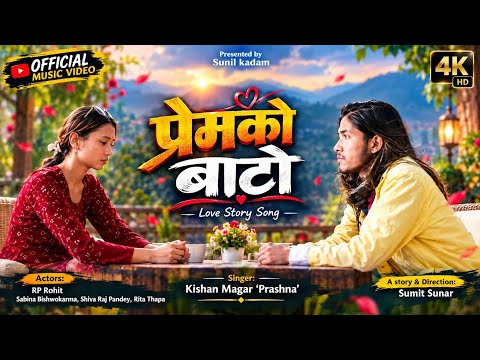 प्रेमको बाटो /PremKo Bato Kishan magar "prashna" Nepali Music Video love story song/Fet.RP Rohit,sa