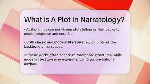 What Is A Plot In Narratology? - Tales And Texts