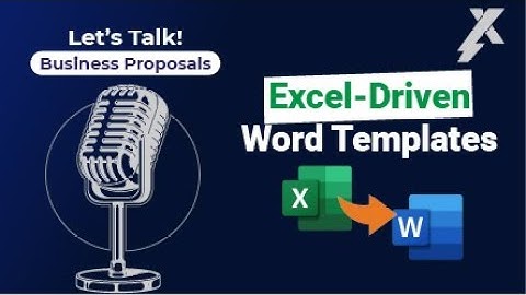 Automate Word Documents with Excel | No Code Proposal Generation Demo