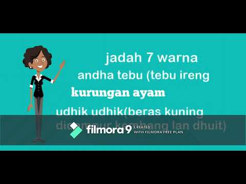 video pembelajaran upacara adat tedhak siti