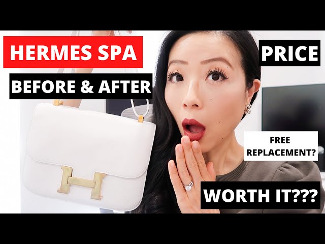 HERMÈS BAG BACK FROM SPA IN PARIS!  HERMÈS SPA UPDATE, PRICES & COLOUR  REVEAL! 