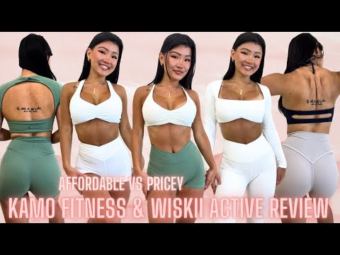 Kamo Fitness & Wiskii Active Try on Haul, All UNDER $30 VS $69 for a Sports  Bra!