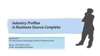 Find Industry Profiles in Business Source Complete