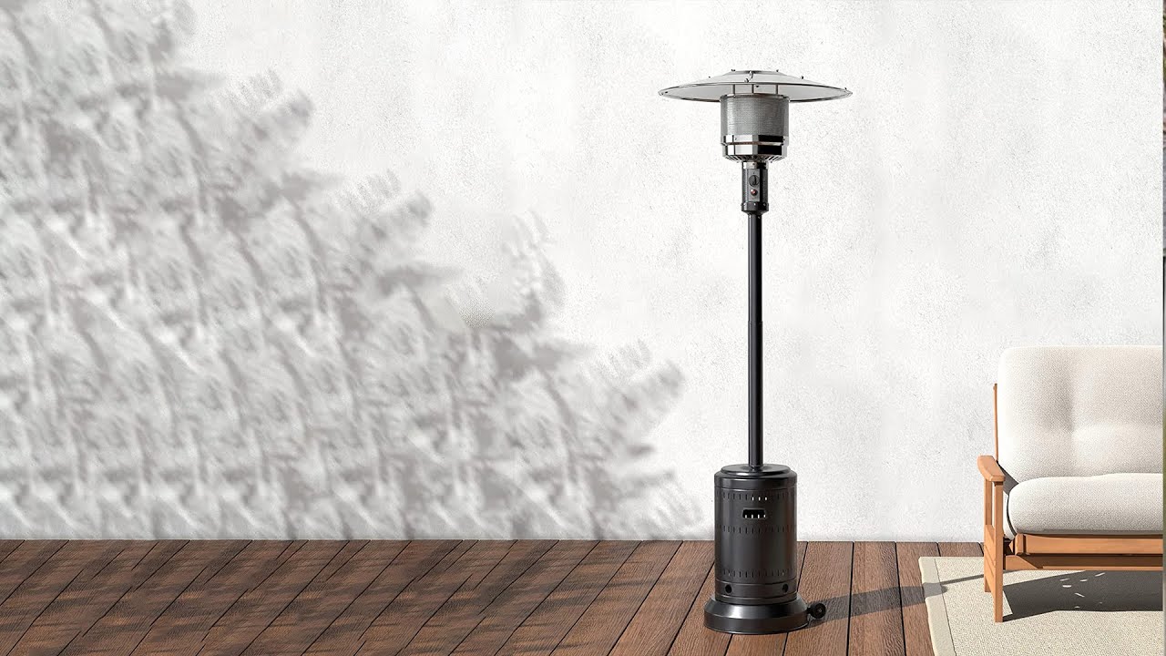 Amazon Basics 46,000 BTU Outdoor Propane Patio Heater review YouTube
