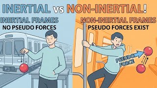 Inertial frame and non Inertial frame • classical mechanics • physics • Bsc •Msc