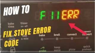 How to fix Frigidaire F11 Error Code