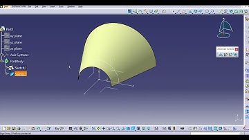 Sweep in CATIA - Line Profile With Draft Direction in CATIA generative shape design