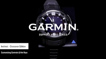 Garmin Support | Instinct® Crossover | Customizing Controls & Hot Keys