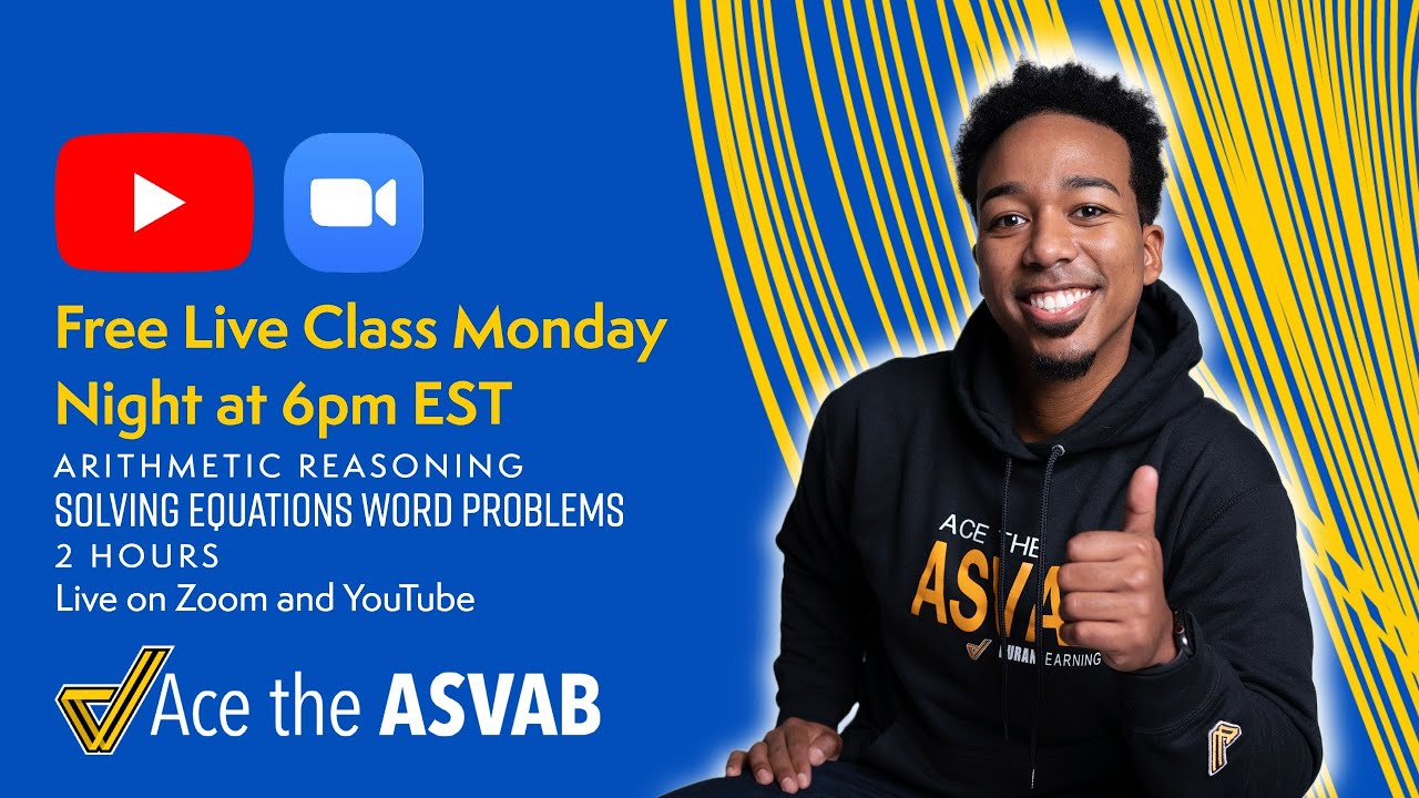 ASVAB Arithmetic Reasoning Practice Test Review - Solving Equations ...