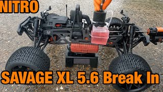 HPI SAVAGE XL 5.9 Break in and first run