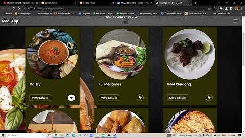 Meal App || Coding Ninjas Skill Test Front-End