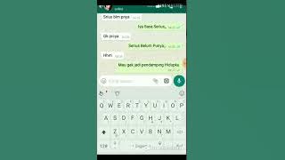Prank Text Nembak Cewek Baru Kenal Di WhatsApp ,,.Hasilnya Wowww