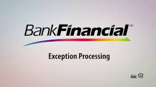 Online Business Banking - Exception Processing
