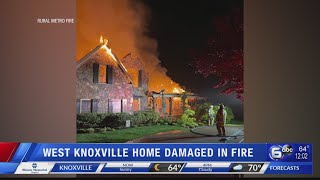 West Knoxville home damaged in fire