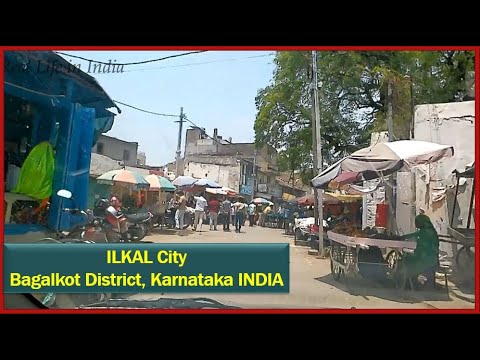 Car Travel Video in Ilkal City | Bagalkot Dist in Karnataka India #Real Life in India