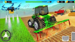 Farming Drone And Tractor Driving #2 - Town Farming Simulator - Android Gameplay screenshot 5