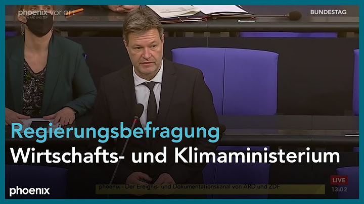 Regierungsbefragung mit Wirtschafts- und Klimaminister Robert Habeck (Grüne)