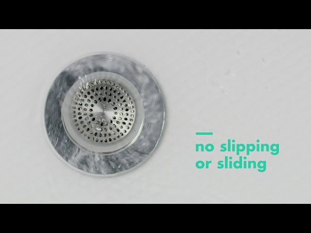 OXO Good Grips Shower Stall Drain Protector, Stainless