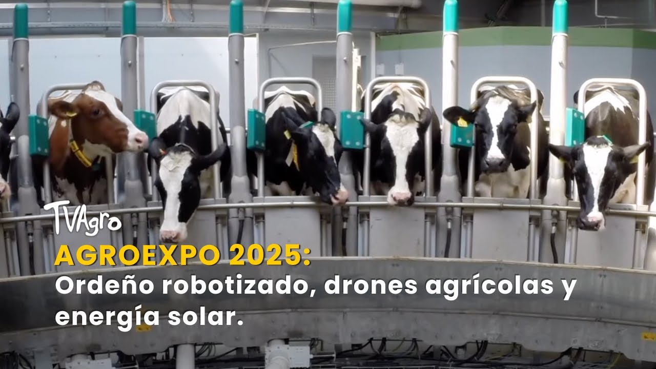Agroexpo 2025: Ordeño robotizado, drones agrícolas y energía solar - TvAgro por Juan Gonzalo Angel