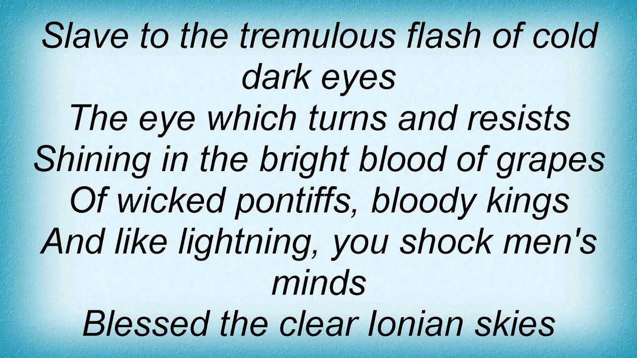 Dog Fashion Disco Dead Virgins Don't Sing Lyrics YouTube