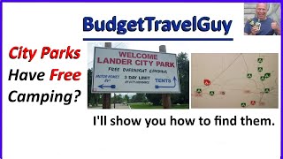 Van Life : How To Find Free / Cheap Campsites and Camping Overnight in City Parks | Best Website