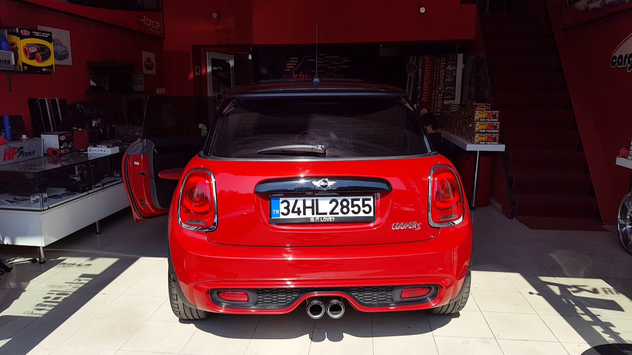 Mini Cooper F56 S Exhaust Sound & stg1 remap 260hp - YouTube