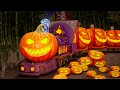 Halloween pumpkin train choo choo train halloween cartoon for kids  halloween cartoon