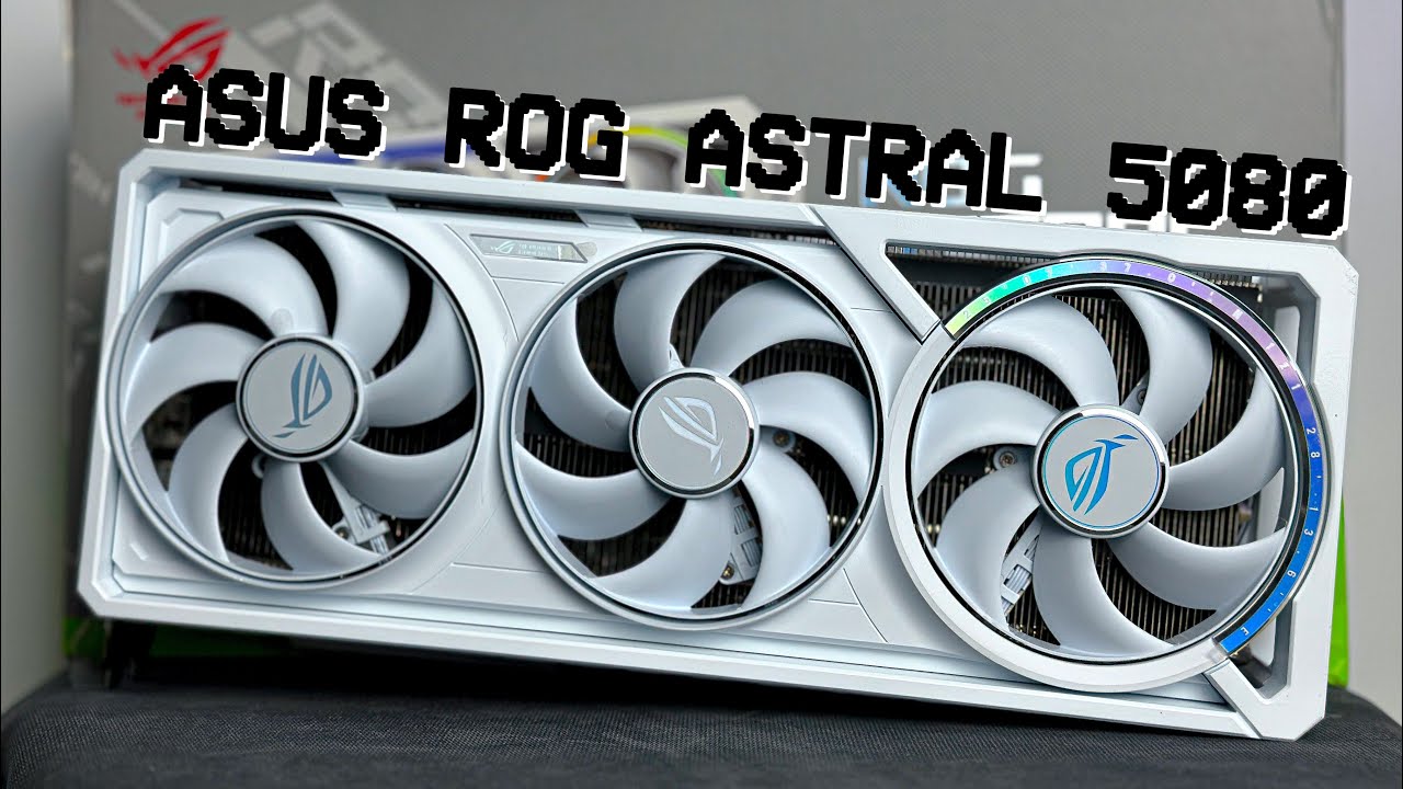 Asus ROG Astral GeForce RTX 5080 16GB White Unboxing - YouTube