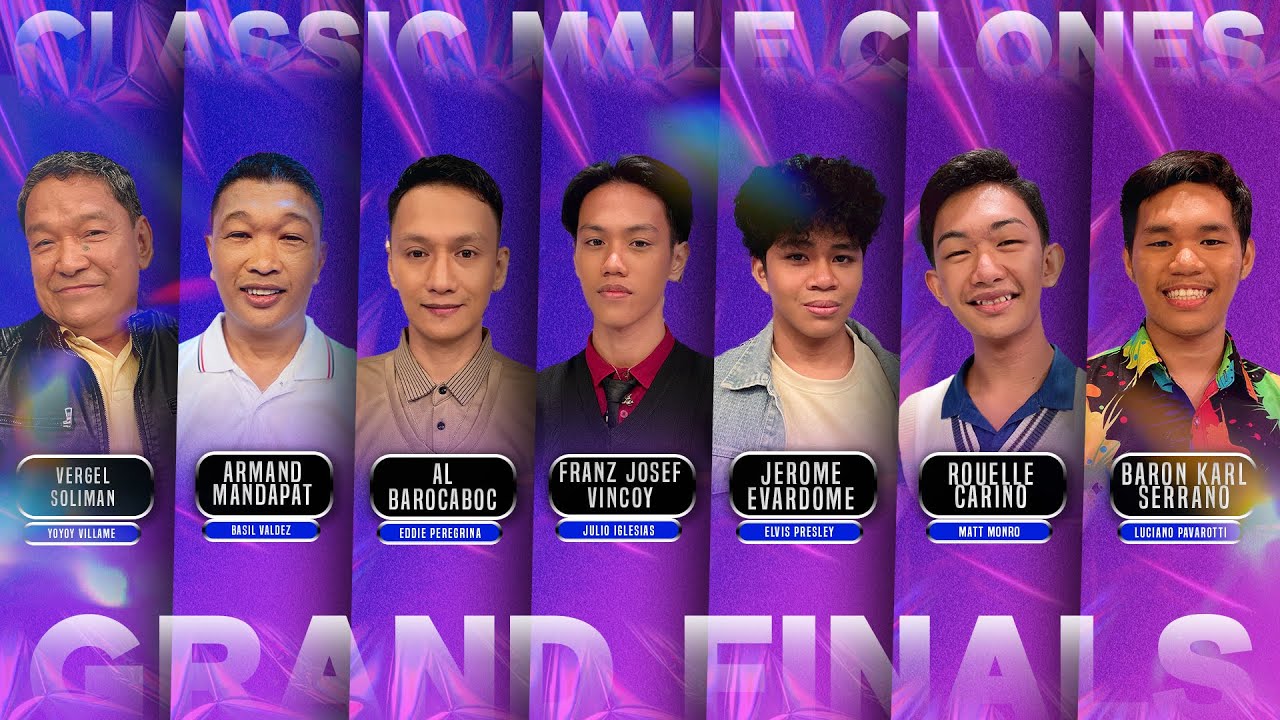 CLASSIC MALE CLONES GRAND FINALS | The Clones | Aug. 23, 2025