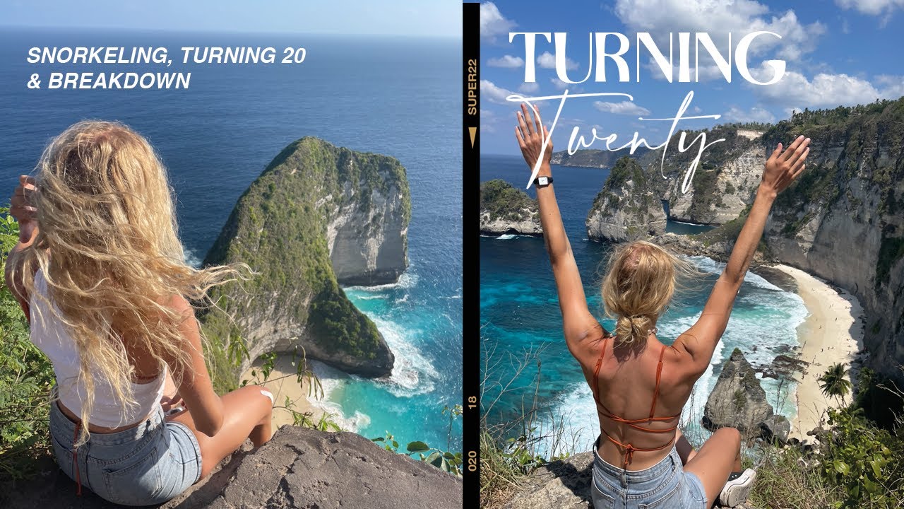 bali vlog #8 birthday trip to nusa penida & snorkelen met mantra's