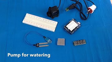 To automate the irrigation system of plants by arduino