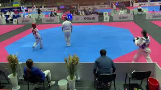 Zlatoslava Volosenko Ukr Khuraman Javedzade Aze 33 Kg European Taekwondo Cadet Championship 2021
