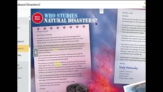 HMH Grade 5 HMH Who Studies Natural Disasters? Google Forms Quiz Read Aloud Module 3