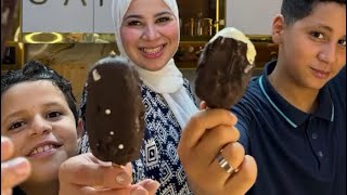 اهو ده اللي يرطب بجد ايس كريم 🍦 بطريقتي العيال مش مصدقين مع أنهم بعنيهم  شايفين❤️🙈🙃