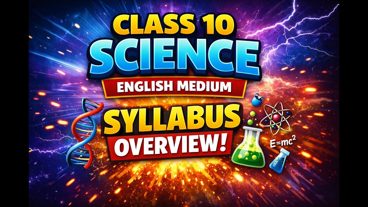 Class 10 Science Full Syllabus 2026 | CBSE Physics Chemistry Biology Chapters
