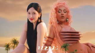 Doja Cat, SZA \u0026 TWICE - Kiss Me More / Alcohol-Free (MASHUP)