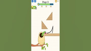 Save The Worm: Draw Puzzle - Level 11 | Short Gameplay Vids