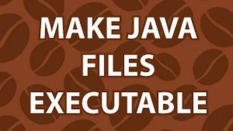Make Java Executable