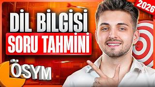 2026 TYT Dil Bilgisi Soru Tahmini! 🔥| GARANTİ SORULAR