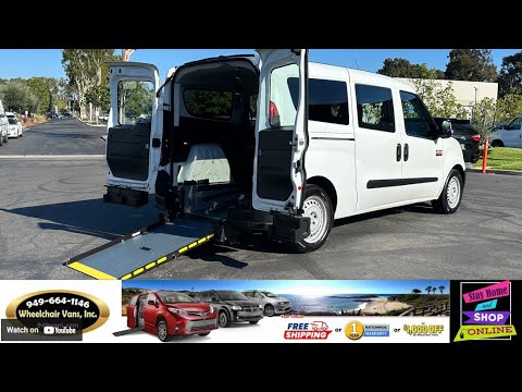 Promaster Loading Ramp For Sale 2018 Ram Promaster City Sunset Vans Manual Fold Out Ramp Rear ...