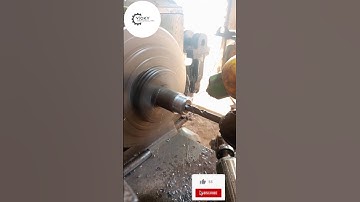 Large diameter drill + Lathe = Perfect match! #shorts #cnc #machine #engineering #mechanical