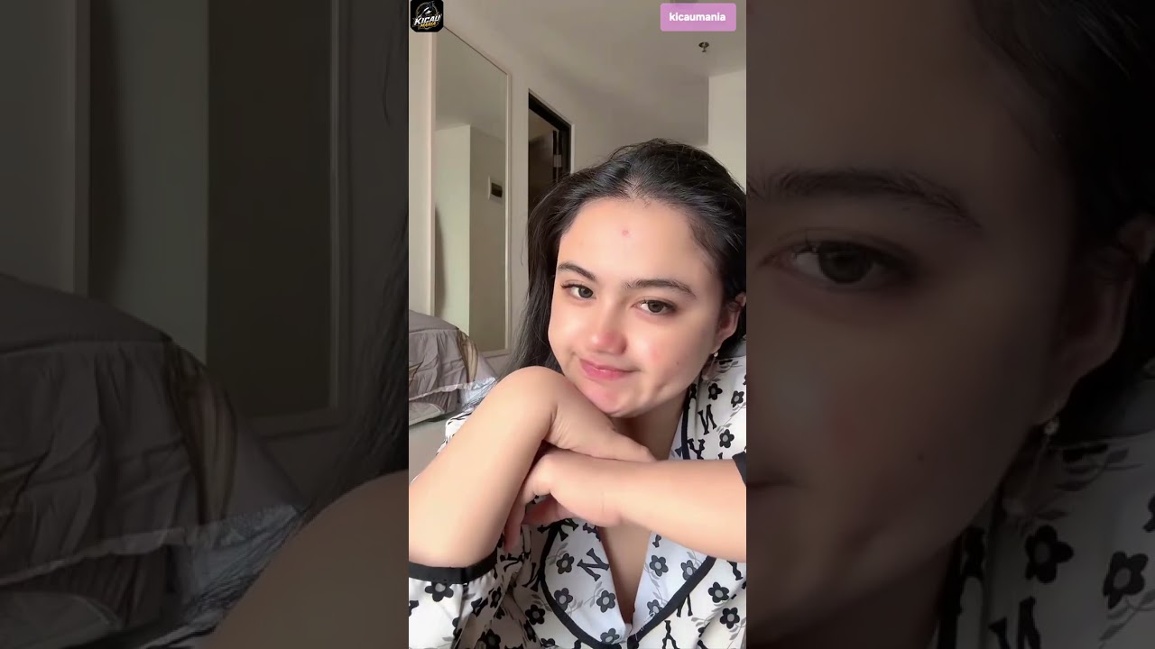 This woman is busy chatting with her fans