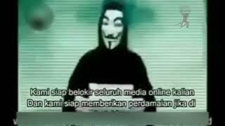 Study kasus peringatan hacker anonymous untuk Indonesia