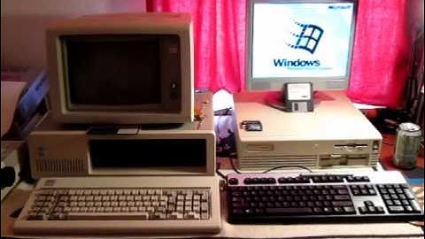 Vintage IBM 5150 vs. Compaq Prolinea 4/25s Boot-off!