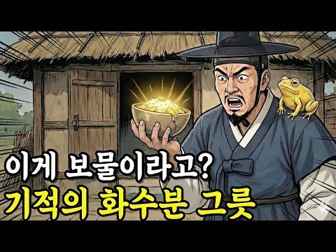 죽어가던 황금 개구리를 살려준 거지 선비, 깨진 접시 하나로 천하제일 부자가 된 사연 야담|만담|전설|옛날이야기