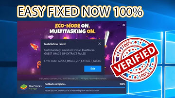 GUEST IMAGE ZIP EXTRACT FAILED | Unfortunately, could not install Bluestacks 5 Beta | How to Fix